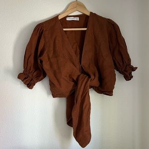 Faithfull The Brand Jamais Top front-tie